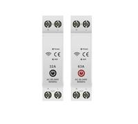 1P 1P+N WiFi Smart Circuit Breaker Time Relay Switch Remote Control by Tuya Smart/eWeLink App Fit For Alexa Google Home Assistant(Tuya Smart,25A)