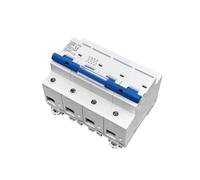 1P 2P 3P 4P 400V AC High-current 80A 100A 125A Circuit Breaker Switch 35MM Rail Short-circuit Overload Protection 10kA(4P 400V AC,100A)