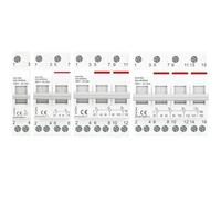 1P 2P 3P 4P 40A 63A Din Rail Modular MTS Dual Power Manual Transfer Switch AC Isolating Discounnecting Switch Circuit Breaker(3P,63A)