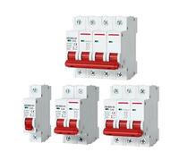 1P 2P 3P 4P DC 1000V MCB So lar Circuit Breaker Overload Protection Switch 3A-63A DC1000V Photovoltaic PV(2P,6A)