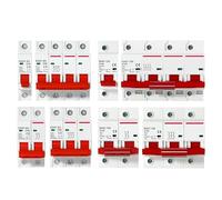 1P 2P 3P 4P DZ47 3A-125A AC 230V 400V C Type Circuit Breaker MCB Short Overload Protector Din Rail Mount Breaking Capacity(1P,10A)