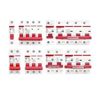 1P 2P 3P 4P DZ47 3A-125A AC 230V 400V Type C Mini Circuit Breaker MCB Short Overload Protector Din Rail Mount Breaking Capacity(1P,100A)