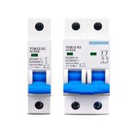 1P 2P DC MCB 6KA 500V Mini Circuit Breaker 3A-63A Y Connection 1Pcs(2,63A)