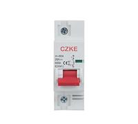 1P 2P MCB 27mm Minature Circuit Breaker 1A-80A/100A/125A 6000kA Breaking Capacity Automatic switch (Color : 1p, Size : 32A)