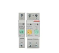 1P 2P Smart Power Consumption kWh Meter Circuit Breaker Time Relay Switch Leakage Voltage Protection CZAOINCU(WIFI 2P)