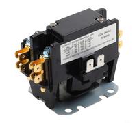 1P AC Contactor for Air Conditioner Condenser Compressor, 32A FLA, 24-220V AC Coil, Definite Purpose for HVAC Motor Contactor, Plastic Housing, 83.2 ×