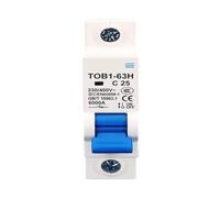 1P AC MCB TOB1-63 C type 230/400V~ 50HZ/60HZ Circuit breaker 3A 6A 10A 16A 20A 25A 32A 40A 50A 63A(1P 25A)