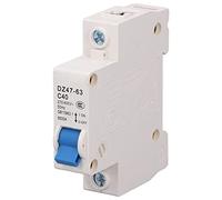 1P Circuit Breaker 230V 400V 40A Miniature Circuit Breaker DIN Rail Mount DZ47?63 C40 Circuit Breaker Module for Home Automatic switch