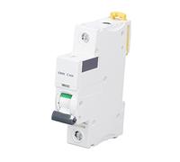 1P Circuit Breaker, DIN Rail Mount 230V/400V 40A High Reliability PA66 Nylon Shell Compact Size Short Circuit Protection Switch for Lighting System Automatic switch