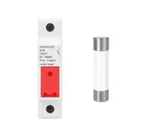 1P DC Fuses Holder for Solar 10 * 38mm PV 1000V 6A 15A 32A Base Short Circuit Protector for Photovoltaic System gpV(30A,Blue)