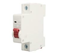 1P DC Miniature Circuit Breaker, 50A 250V Low Voltage DIN Rail Mounted Miniature Air Circuit Breaker, 6000A Breaking Capacity, Mini Safety Circuit Breaker for Solar Photovoltaic