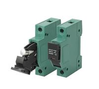 1P Din Rail Automatic DC PV Solar Fuse 1-32A 10x38mm 1000V Electronic Solar Fuse Holder with Fuses TUV Certificate Fusibles(4A)