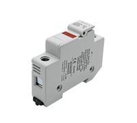 1P DIN rail solar photovoltaic DC fuse holder with indicator light, suitable for 10 * 38mm DC photovoltaic fuse chain(25A,EAPV-32L-1P)