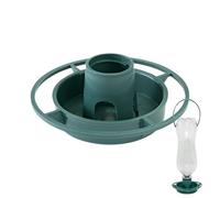 1p for Outside - PP Bird Feeding Bowl, Hangable Parrot Watering Container, Durablee Outdoor Feed Dish, Easy Clean Garden Accessory | Lawn Patio Backyard Parakeet Feeding Bowl for Seed