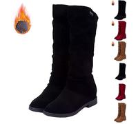 1p items wellington boot sale Women's Winter Boots Fur Lined Booties Outdoor Ski Warm Boots Thickening Hiking Shoes Soft Winter Suede same day delivery boots