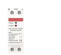 1P+N 27mm 40A 63A 230V Din Rail Automatic Recovery Reconnect Over Voltage and Under Voltage Protective Device Protection Relay(25A)