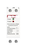 1P+N 27mm 40A 63A 230V Din Rail Automatic Recovery Reconnect Over Voltage and Under Voltage Protective Device Protection Relay(40A)