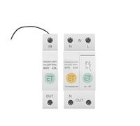 1P+N Din Rail Smart Meter Power Consumption Circuit Breaker Switch Relay Voltmeter for Smart Home(1P)