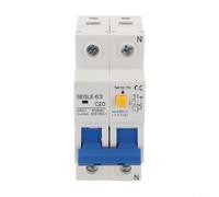 1P+N Overload Leakage Circuit Breaker, Safe and Reliable AC230V, 6KA Breaking Capacity for Harsh Environments (20A)