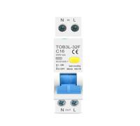 1P+N Residual Current Differential Auto Circuit Breaker Over Current Leakage Protection 18MM 230V 50/60Hz(6A)