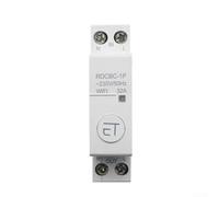 1P+N WiFi Smart Circuit Breaker 32A DIN Rail Timer Switch Relay, Remote Control via for EWELINK App for Home Automation, 2.4G Network Only, No Short Circuit Protection(RDCBC-1P-32A)