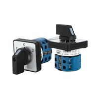 1p Rotary Cam Switch LW26-20 LW26-25 Electric 2/3 Position Silver Contact 20A 25A 1/2/3/4/5poles Cam Switch with Screw(20A 7 pole 1-0-2)