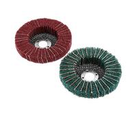 1Pack 4" Grit 180# 320# Nylon Fiber Flap Polishing Grinding Disc Wheel Dia 100mm