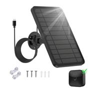 1Pack 5V 5W 2200mAh Waterproof Solar Panel for Blink Outdoor Camera,Blink XT/XT2/Blink 3rd Gen with 13.1ft Outdoor Charger Power Cable,360° Adjustable Mount