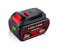 1PACK 9.0Ah 20V/60V Replacement for DeWalt DCB606 DCB609 DCB612 Batteries Compatible with DeWalt 20V/60V Variable Voltage Battery
