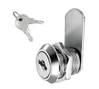 1Pack Cabinet Lock with Keys 5/8 Inch Cam Lock Keyed Alike File Cabinet Locks for Cabinets Drawers Tool Box Mail Box RV Storage Locks Replacement, Zinc Alloy