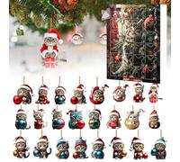 1Pack Christmas Advent Calendar 2024 24 Days Christmas Countdown Calendar Gift, Cat Advent Calendar, Style 1