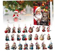 1Pack Christmas Advent Calendar 2024 24 Days Christmas Countdown Calendar Gift, Cat Advent Calendar,Style 2