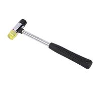 1Pack Double-Faced Rubber Mallet Soft Hammer with Non-Slip Handle for Jewelry Leather Crafting Woodworking for Woodworking(40MM)