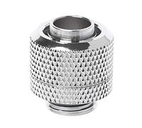 1Pack G1/4" to 3/8" ID 2 Compression Fitting for Soft Tubing PC Water Cooling Black Silver Laptop Cooler CPU Cooling Blower Dissipador Fan Heatsink Radiator Holder