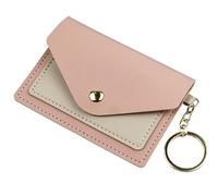 1Pack Pink Birth Control Pill Case Sleeve Packet 4.3 X 3 Inch PU Leather Wallet Pill Holder Privacy Protection Birth Control Pill Wallet with Key Ring Small in Size and Light in Weight,Medication Aids