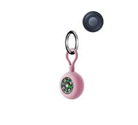 1pack Protective Case for Motorola Moto Tracker Tag Silicone Keychain- Durable and Stylish Cover,toergy Waterproof,Anti-fall,Dogs,Cats Locator Case,Pink