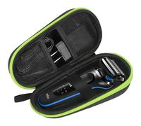 1Pack Razor case for Braun Series - 3s/5s/7s/9s,Braun Razors case for Men - Electric Shaver Storage Box Compatible with Men's Razor,Lightweight& Durable (Fluorescent Zipper)