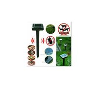 1Pack Solar Power Ultrasonic Pest Animal Repeller Pet Scarer Control UK