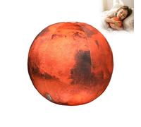 1Pack Super Soft 3D Planet,6.7 Inch Cute Sun Plush Soft Pillow, Realistic Earth, Moon, Sun, Stuffed Plush Educational Toy for Learning Science, Planet Toy Gifts for Boys & Girls (C)