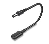 1Pack USB C to DC 5.5mm x 2.1 mm Adapter Cable, 1Ft 15w Type C Female to Male Plug Supply Adapter Power Cable for Printer, CCTV, Digtal Piano, Balenced Bicvcle, Table Lamp