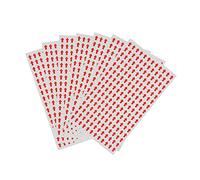 1Package Red Arrow Stickers Removable Stickers Dot Map Label Stickers for Repair Shop, Factory, Office and Home Use
