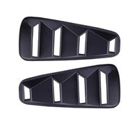 1Pair 1/4 Quarter Side Window Louvers Scoop Cover Vent Car Compatible For Ford Mustang 2005-2007 2008 2009 2010 2011 2012 2013 2014