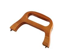 1pair 19.7x12cm Solid Wood Crochet Bag Wooden Handle DIY Clip Frame Dinner for Handmade Bag