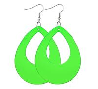 1Pair 2023 Colourful Vintage Water Droplet Earrings For Women Fashion Aesthetic Sweet Neons Earring Hip Hop Jewelry