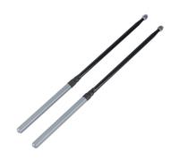 1Pair 5A Aluminium Alloy Drum Sticks with Head Cover for and Jazz Strength Practicing Endurance Exercises for Drums