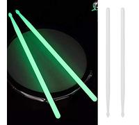 1Pair 5A Luminous Drum Stick Drum Set Fluorescent Drumsticks Jazz Drumsticks Stage Glow in Dark Drum Accessories Green