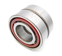 1pair 7307 7307AC P4 DT 35x80x21 Angular Contact Bearings ABEC-7 Bearing