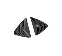 1Pair ABS Plastic Quarter Window Louver Cover Rear Side Glossy Compatible For Mazda Cx-5 Cx5 KF 2017-2020 Refitting Accessories(Carbon fiber)
