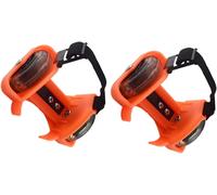 1Pair Adjustable Glowing Roller Skate Shoes with Portable Heel Wheels for Boy Gi