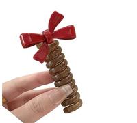 1pair Adult Telephone Cable Ring Cute Hair Large Frosted Tie Head Children's Hephone(249)